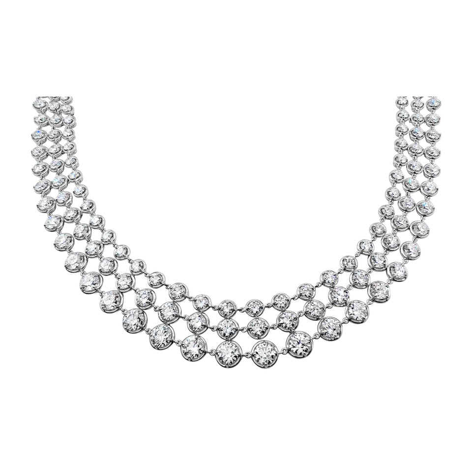Bubble Diamond Necklace
39.91ctw Dias
18K White Gold