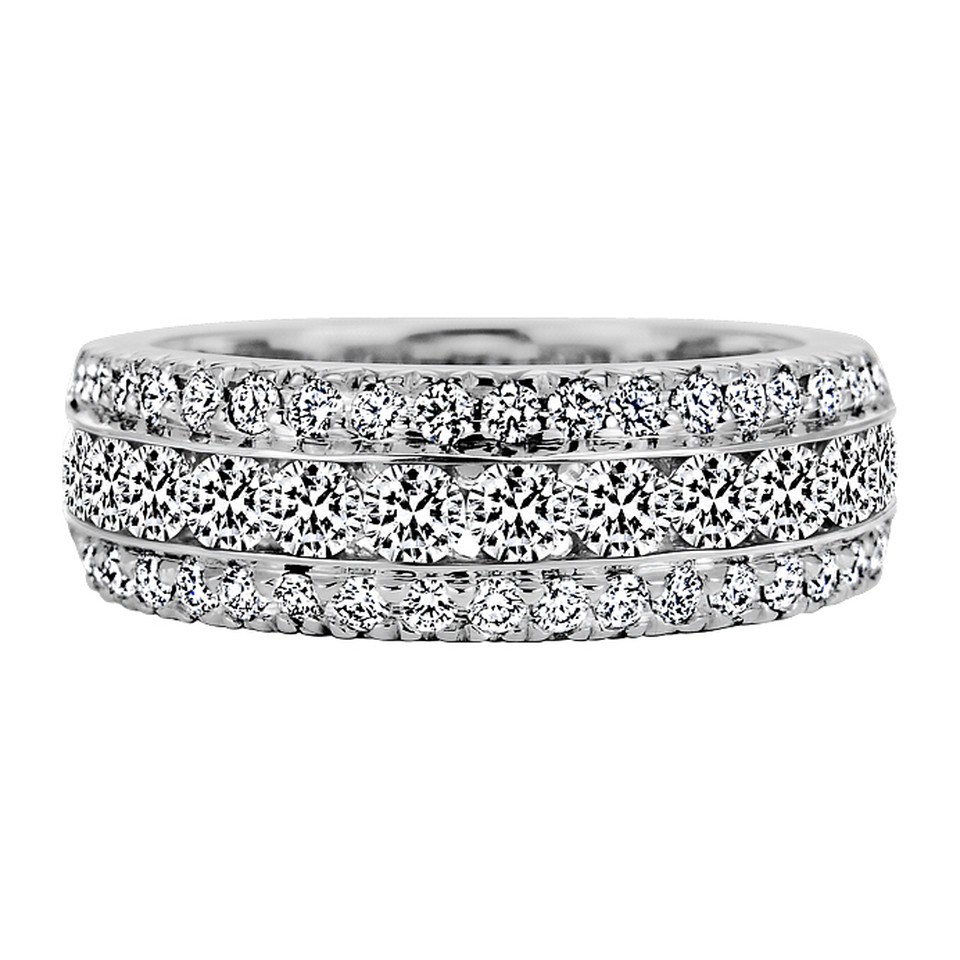Diamond Partway Band
1.08ctw Dias
18K White Gold