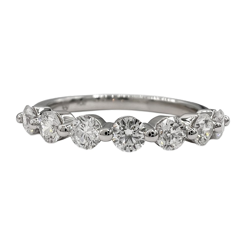 Diamond Eternity Band
Marquise and Round Diamonds
0.85ctw Dias
Platinum