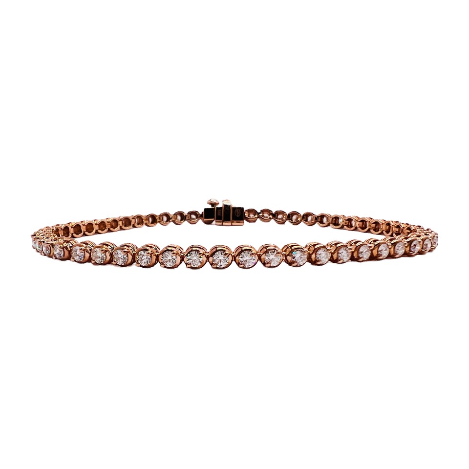 2 Prong Diamond Bracelet
2.00ctw Dias
18K Rose Gold