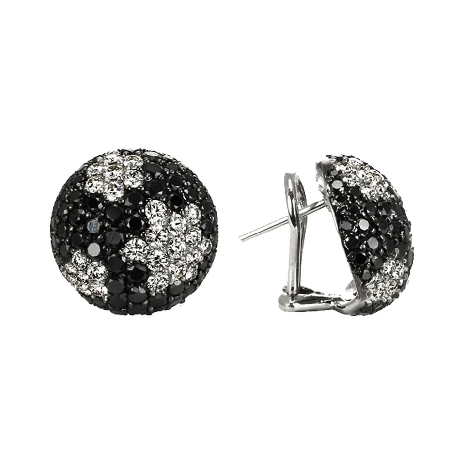 Pave Sphere Collection
1.70ctw Dias + 3.58ctw Black
Dias
18K White Gold