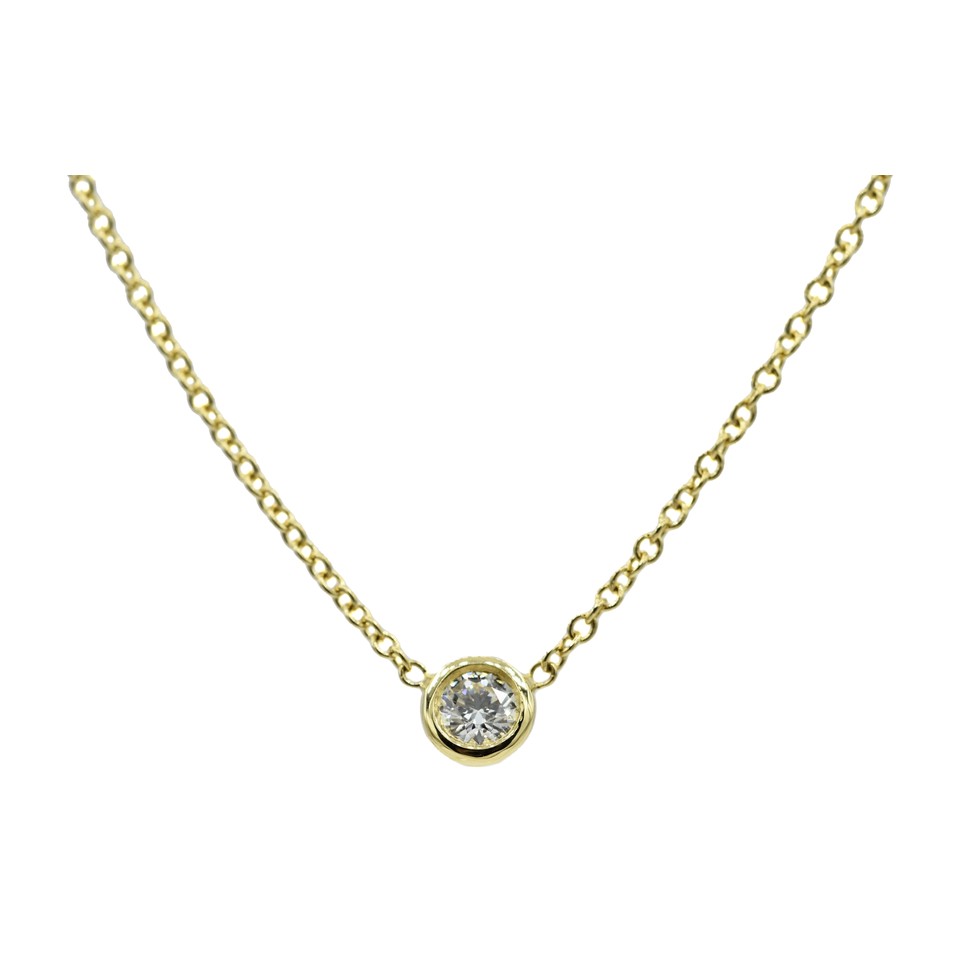 Petite Bezel Necklace
0.10ct Diamond
18K Yellow Gold