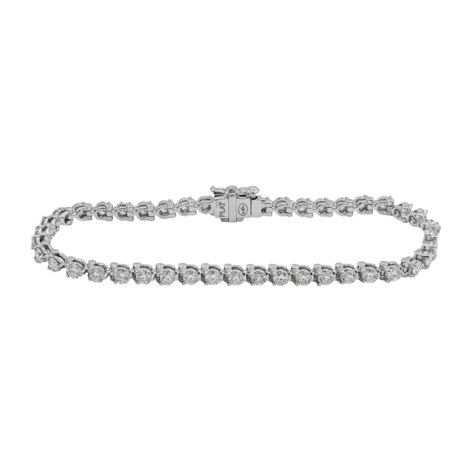 Diamond Bracelet
4.24ctw Diamonds
Platinum