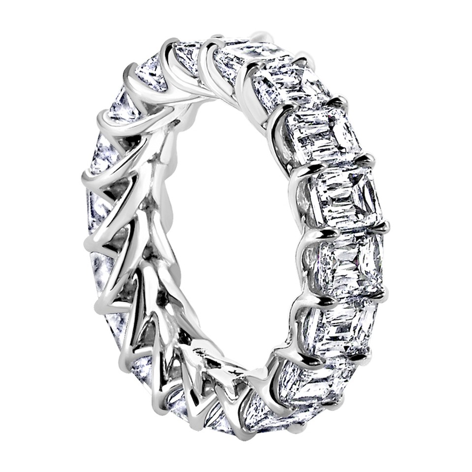 Shared Prong Eternity Band
7.44ctw Dias
Platinum